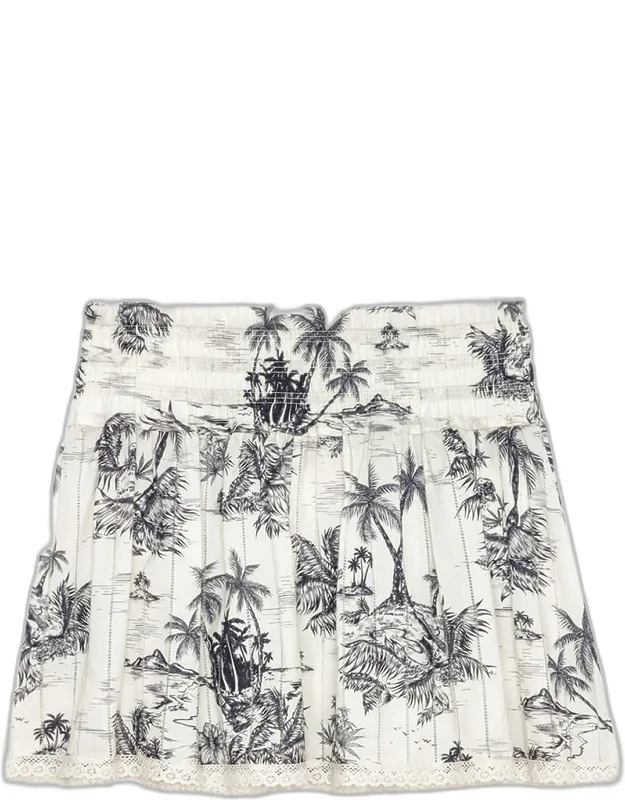 Tropical Island Mini Skirt