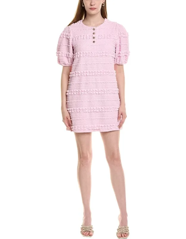 Puckered Shift Dress