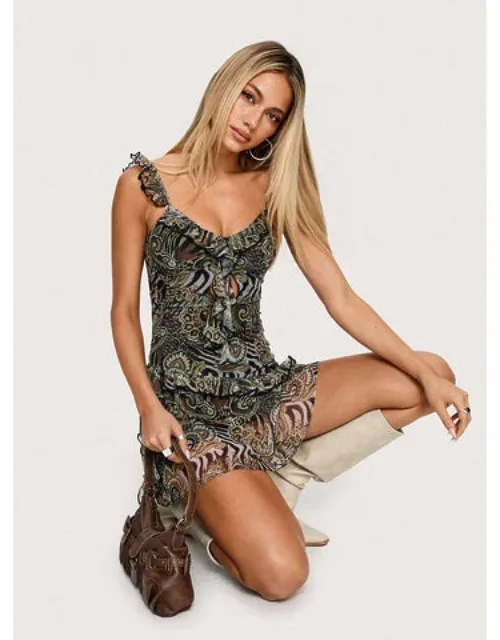 Lifeline Frill Mini Dress