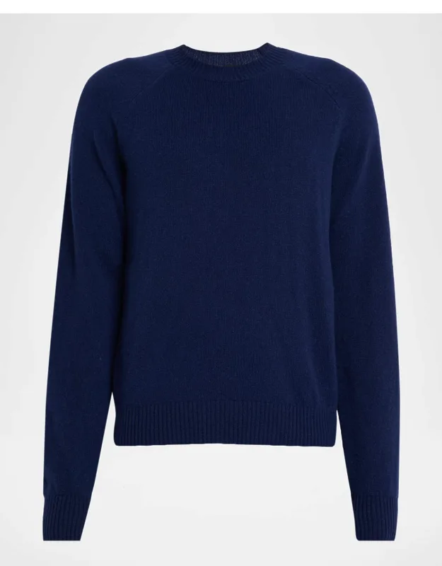 Cashmere And Lambswool Raglan Crewneck Sweater