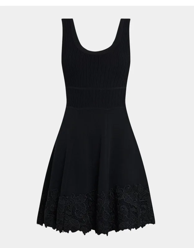 Lace Combo Mini Dress