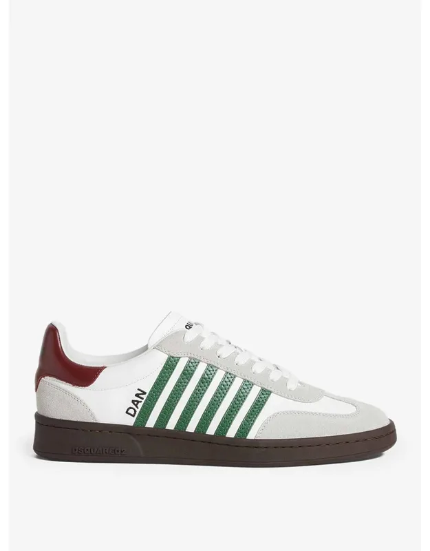 Boxer Sneakers Low Top Smooth Leather