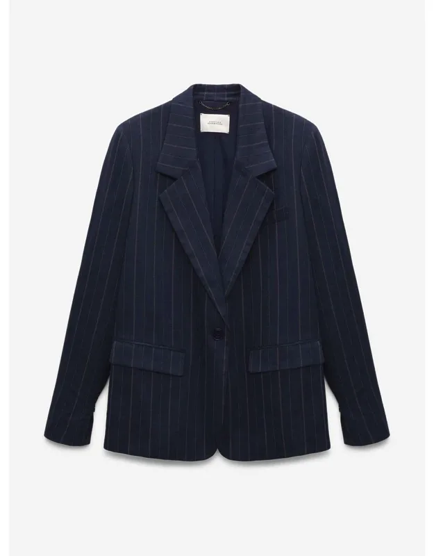 Pinstripe Blazer