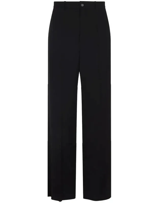 Pants Crafted In Viscose And Cupro Blend