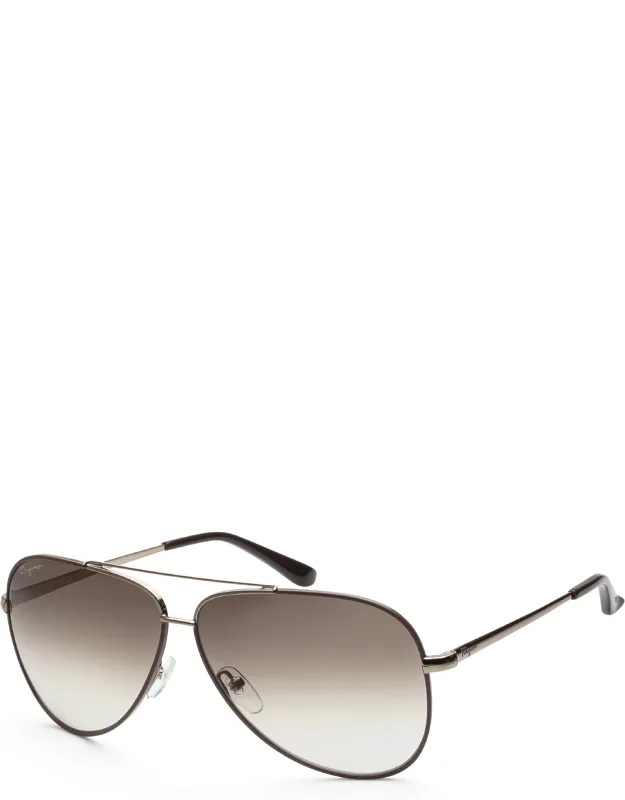 Fashion 60mm Shiny Brown Sunglasses