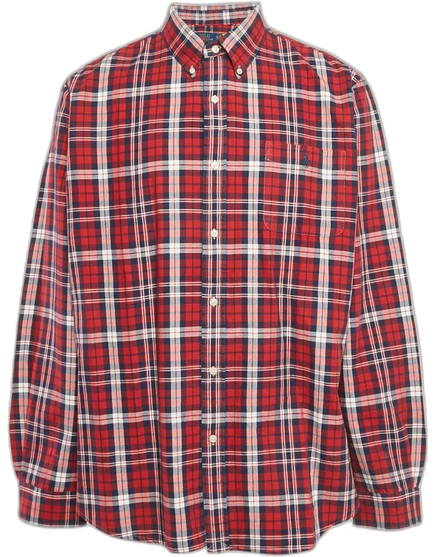 Flannel Cotton Classic Fit Button Down Shirt