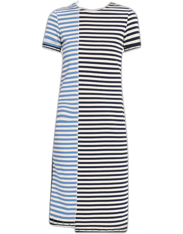Patchwork T-shirt Dress