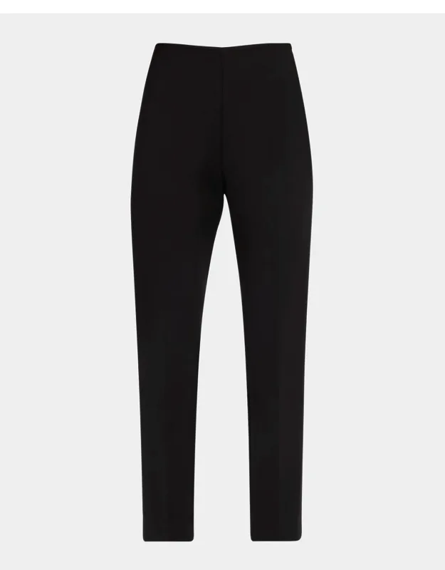 Slim Leg Compact Viscose Pants