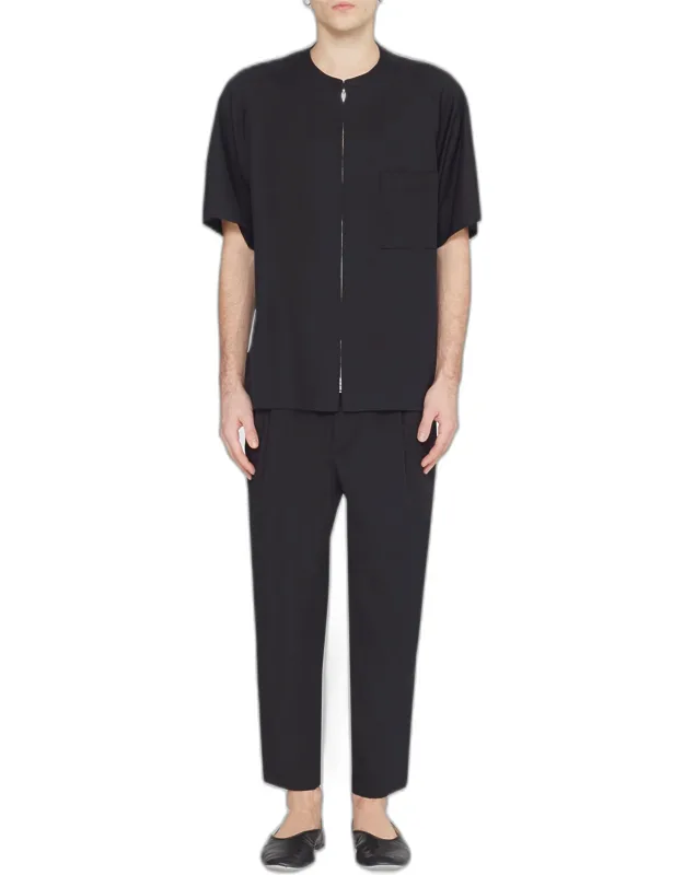 Zip-front Baseball Shirt