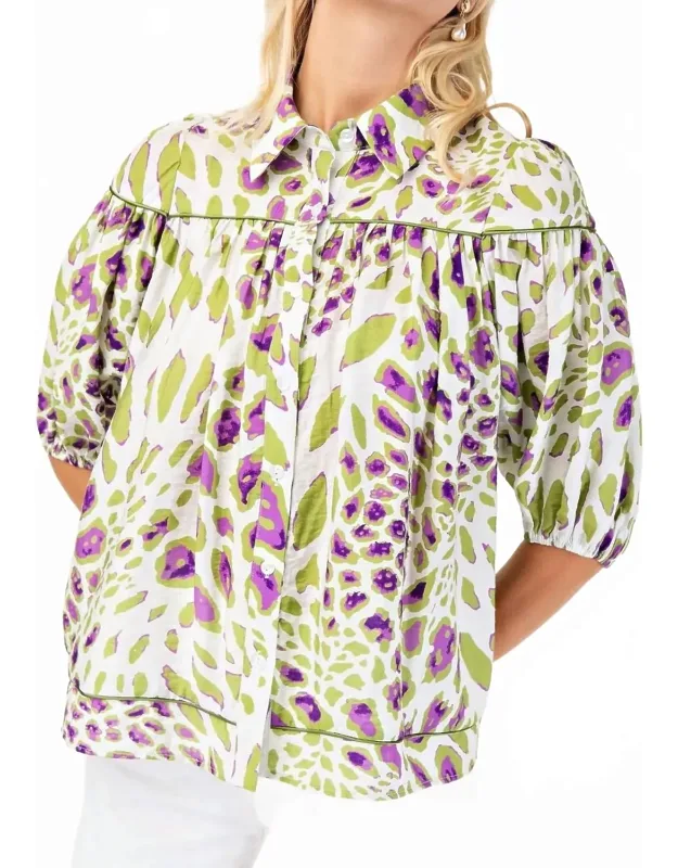 Leopard Top