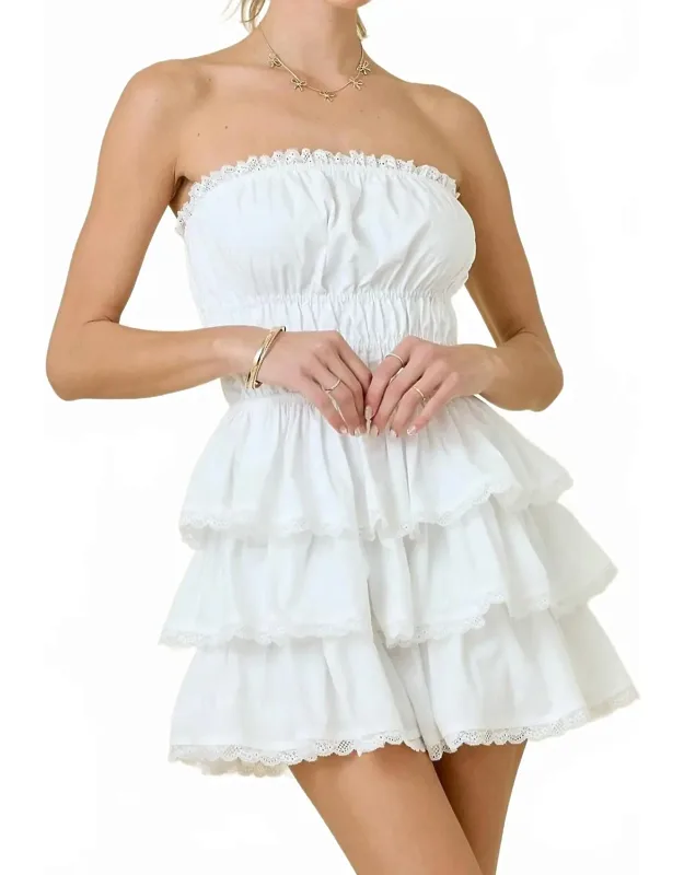 Tiered Lace Dress