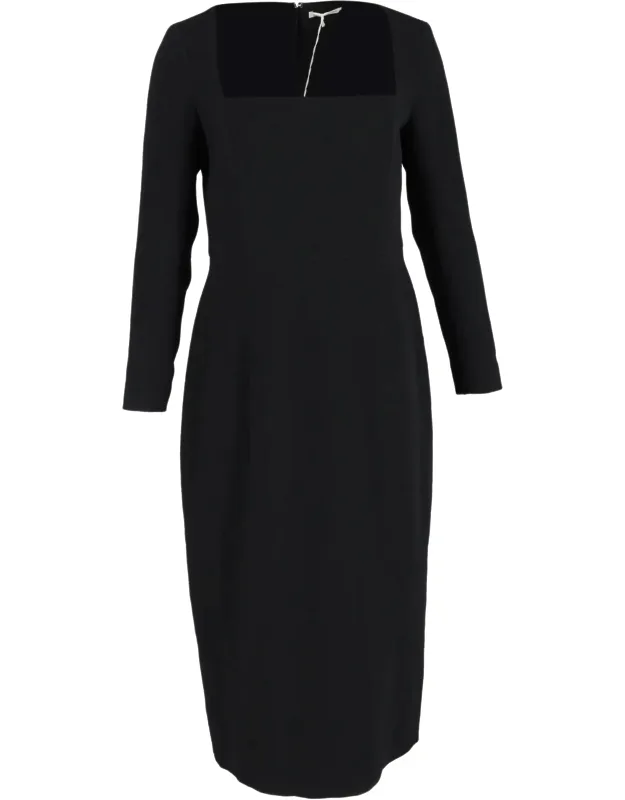 Erletta Double Crepe Midi Dress