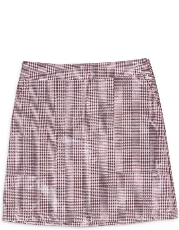 Gingham Mini Skirt