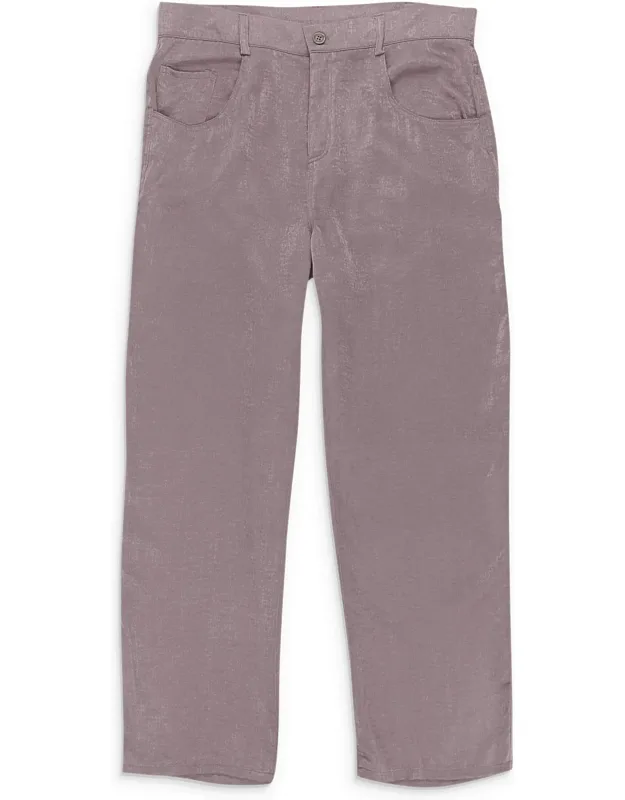 Satin Straight Pants
