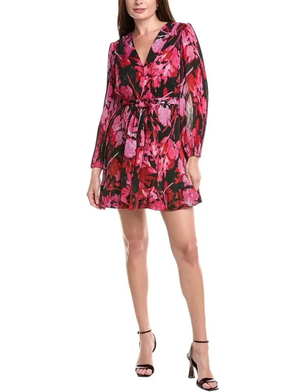Pleated Mini Dress