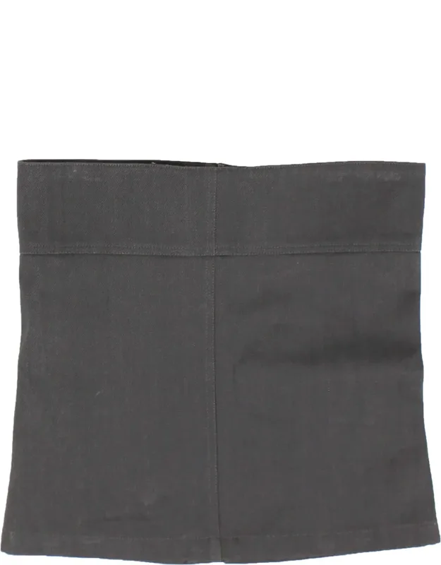 Dark Grey Denim Top