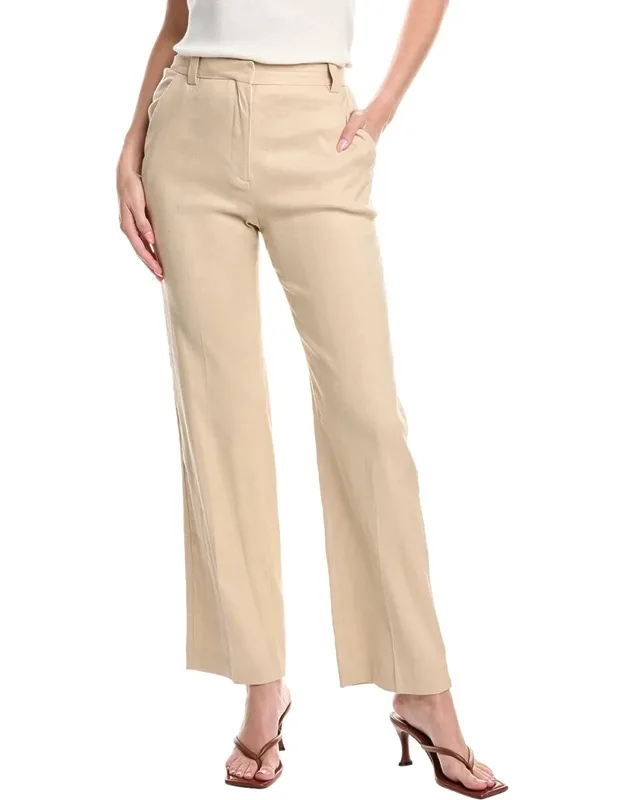 Linen-blend Pants