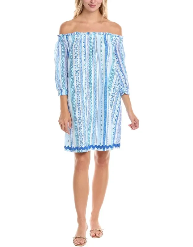 Borderline Rosette Mini Dress