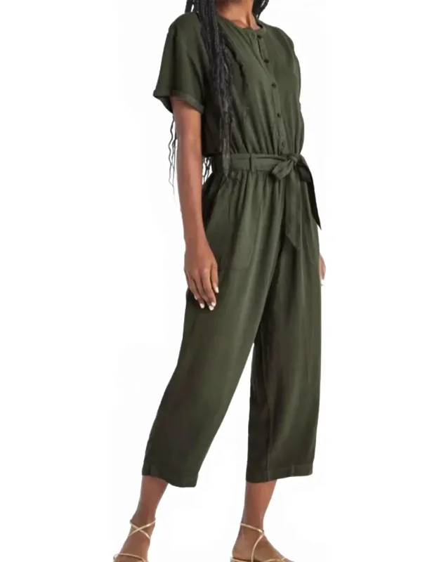 Tie Waist Jumpsuit