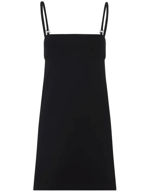 Bambina Dress With Thin Shoulder Strap And Back Cut-out Detail