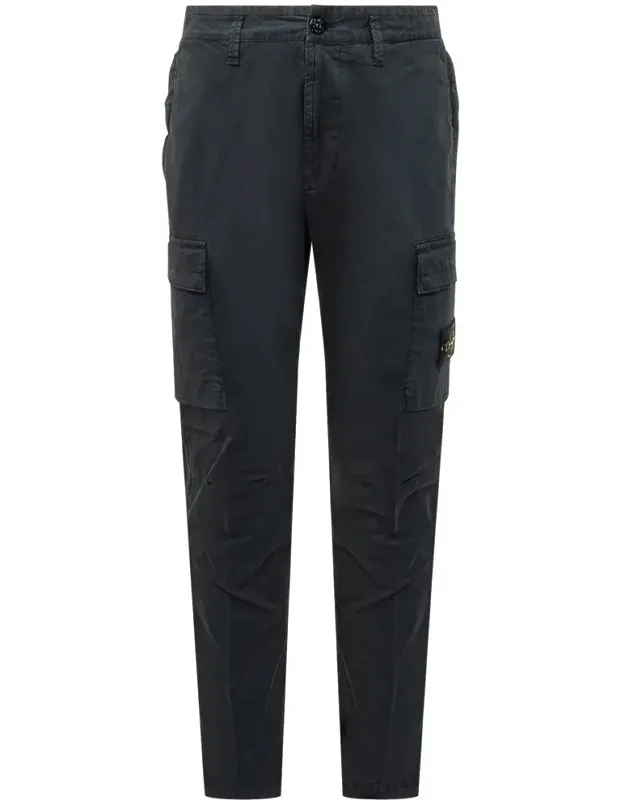 Pants With Button And Zipper Closure