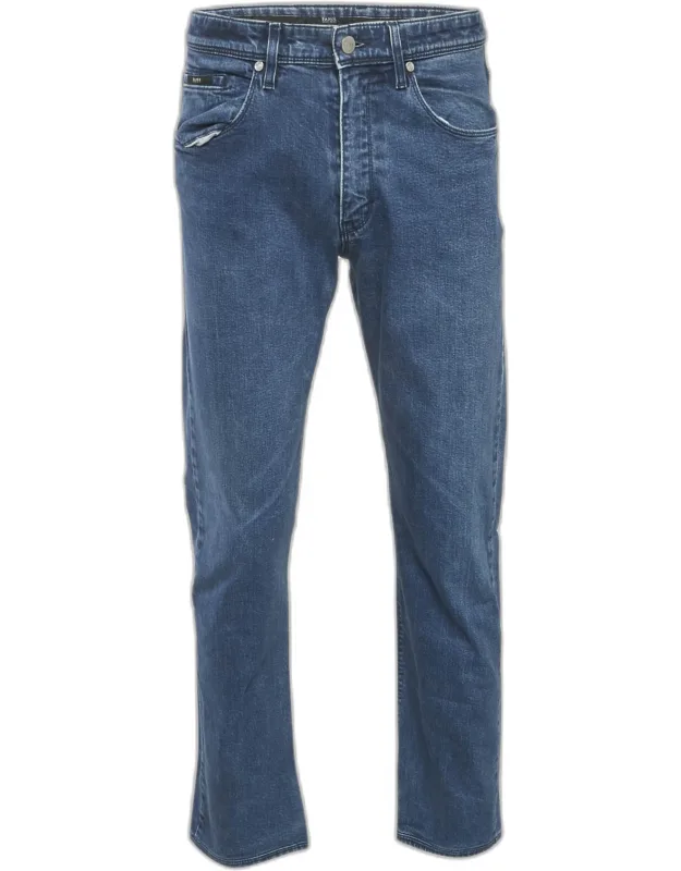 Denim Straight Leg Jeans