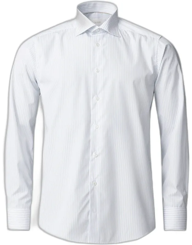 Elevated Stripe Supima 120 Slim-fit Dress Shirt