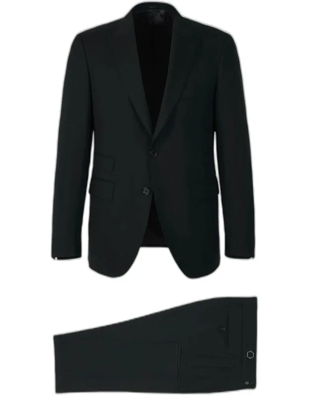 Plain Wool Suit