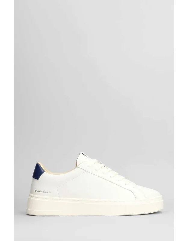 Crime London Extralight Sneakers With Round Toe And Laces