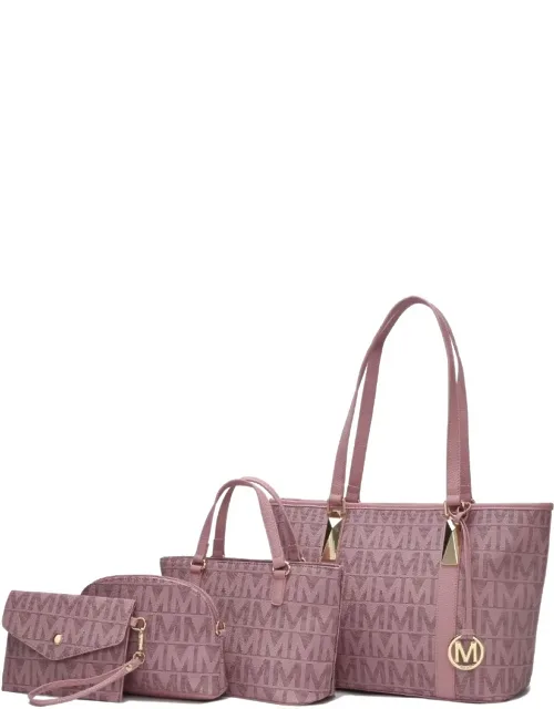 Marimar M Signature Tote Set With Spacious Interior And Versatile Accessories