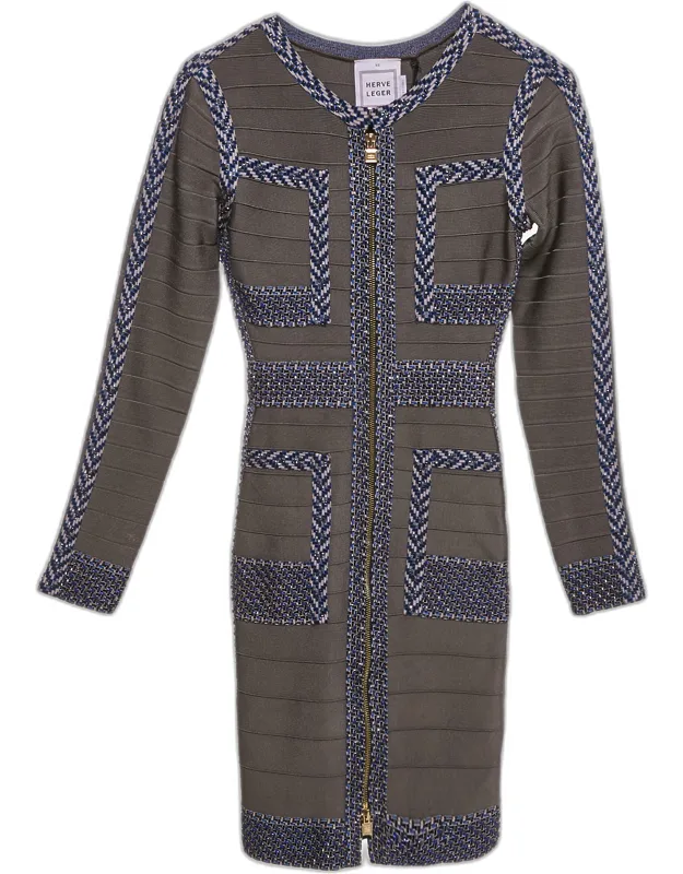 Beaded Knit Bandage Dress