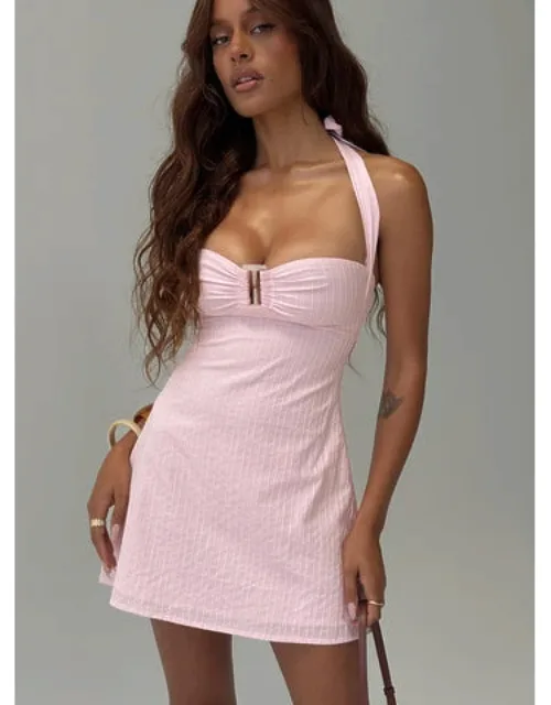 Isabetta Halter Mini Dress