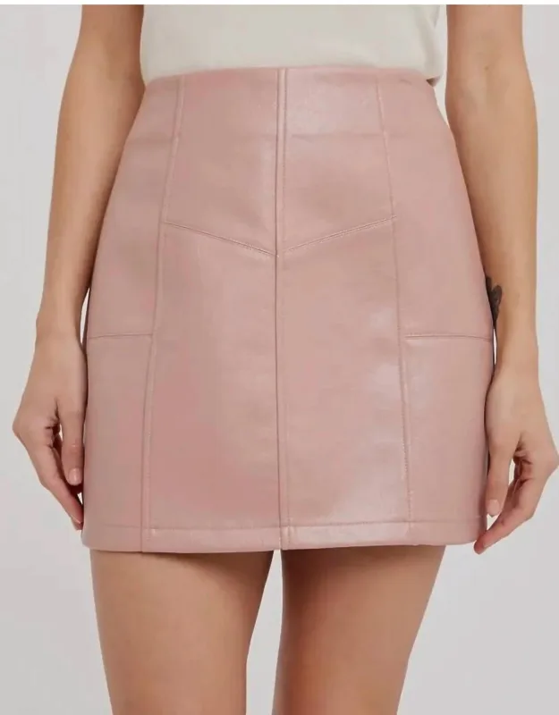 Pleather Skirt