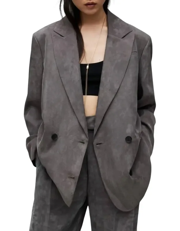 Double Breasted Lightweight Blazer