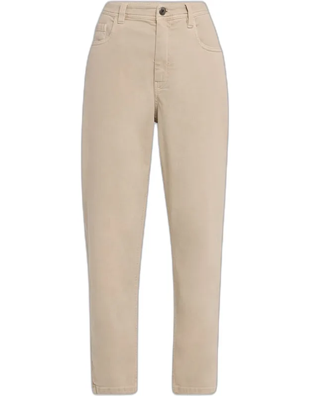 Stretch Denim Straight-leg Jeans