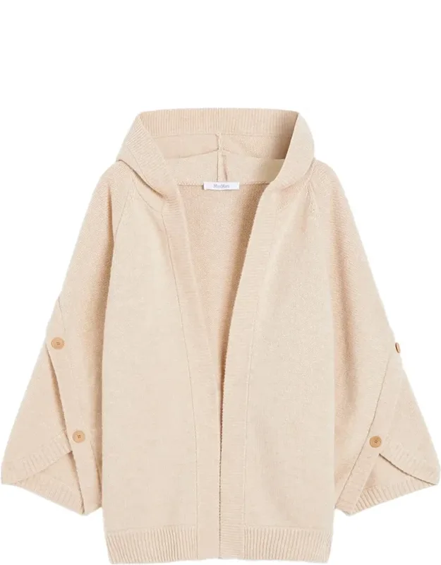 Wool And Cashmere Hooded Cardigan