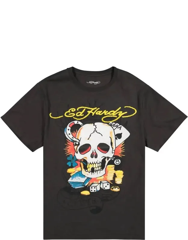 Ace Skull Throwback Graphic Tee