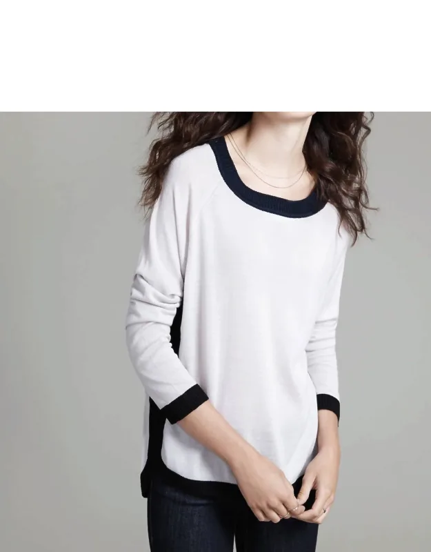 Ringer Neck Pullover Top