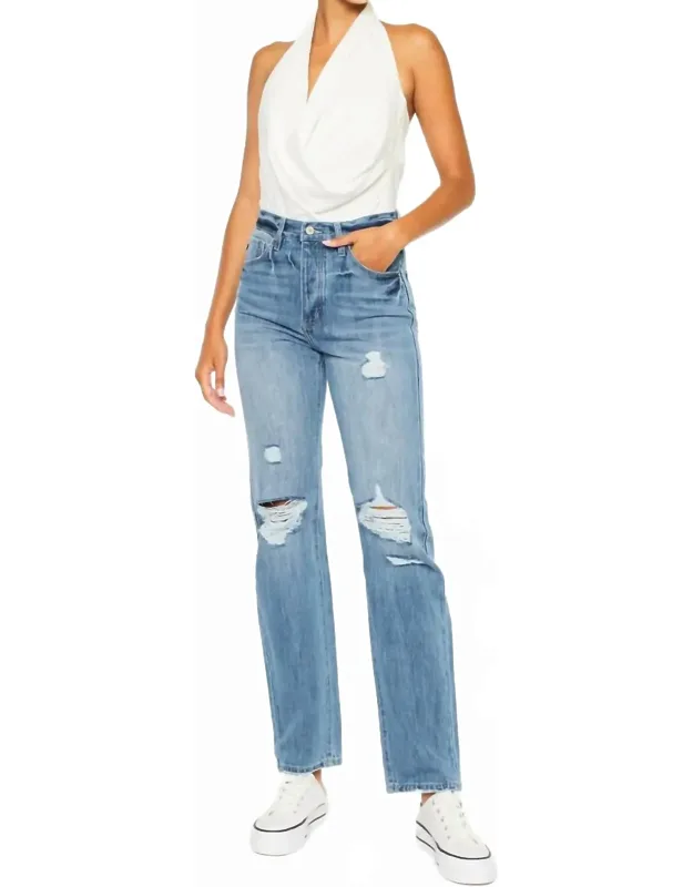 Hattie High Rise 90's Straight Leg Jeans