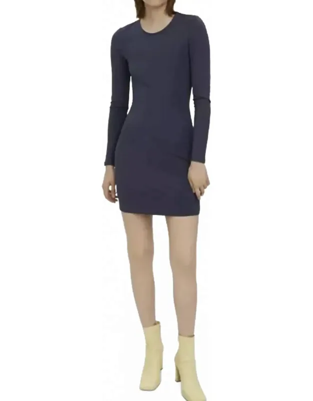 Long Sleeve Ombré Mini Dress