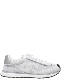 Canvas And Suede Sneakers