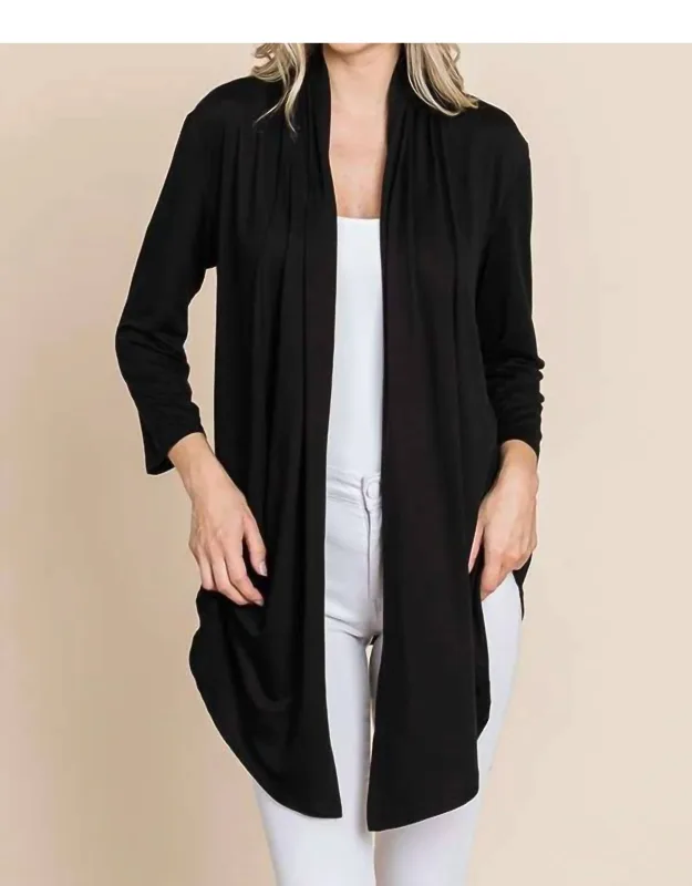 Open Front Cardigan