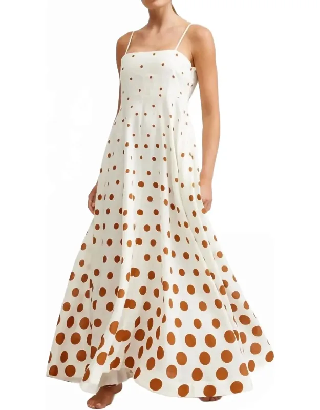 Rue Square Neck A-line Maxi Dress