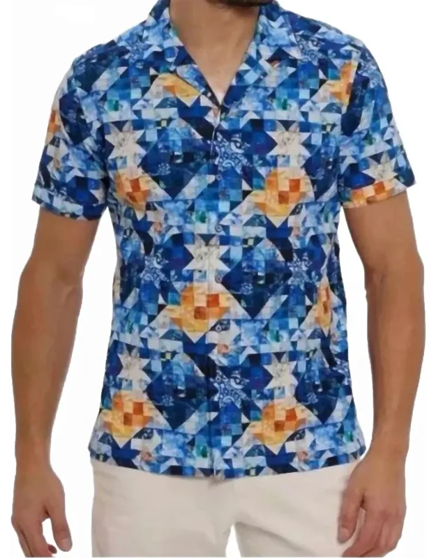 Sashiko Camp Shirt
