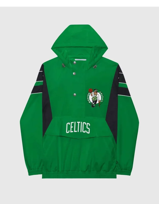 Boston Celtics Home Team Half-zip Jacket