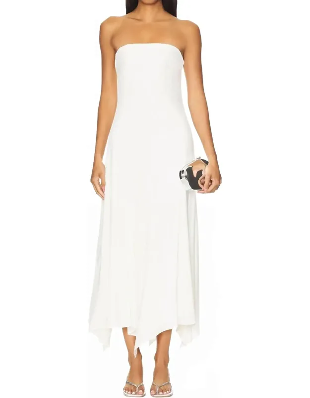 Lucia Strapless Maxidress