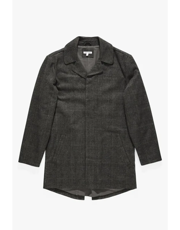 Brooklyn Plaid Trench Jacket