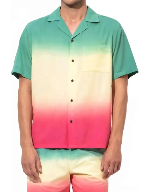 Deepest Reaches Fade Short Sleeve Shirt