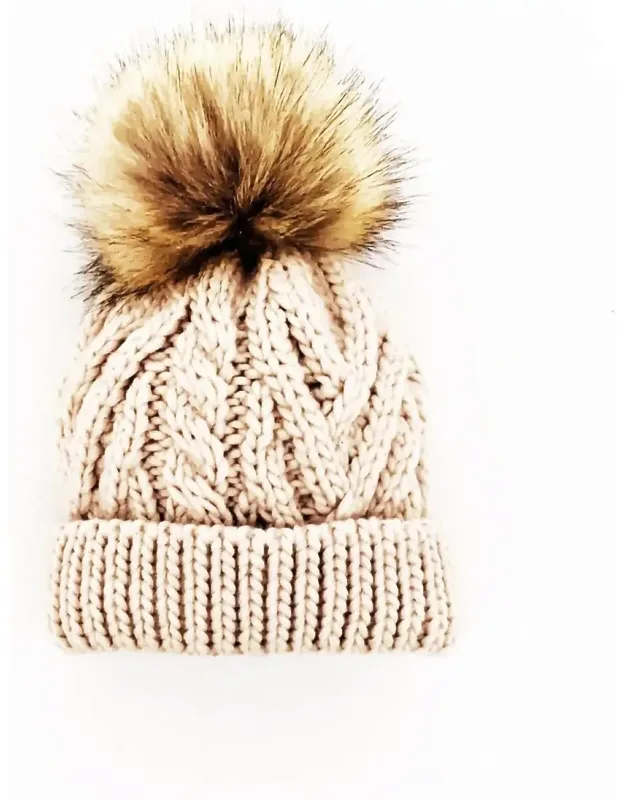 Mommy & Me Pom Pom Hat