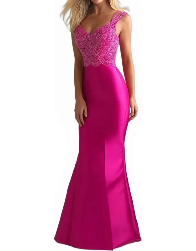 Mikado Trumpet Prom Dress